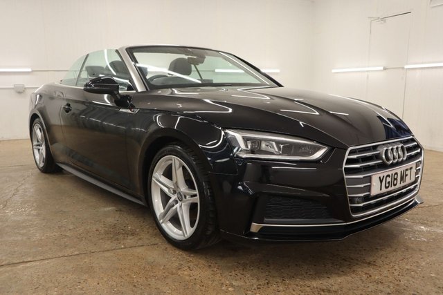 2018 18 Audi A5 Cabriolet 2.0 TFSI S line Convertible 2dr Petrol Manual Euro 6 (s/s) (190 ps)