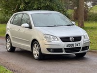 USED 2008 08 VOLKSWAGEN POLO 1.2 Match Hatchback 5dr Petrol Manual (138 g/km, 60 bhp) 
