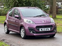 USED 2013 13 PEUGEOT 107 1.0 12V Active Hatchback 5dr Petrol Manual Euro 5 (68 ps) 