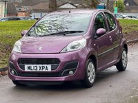 USED 2013 13 PEUGEOT 107 1.0 12V Active Hatchback 5dr Petrol Manual Euro 5 (68 ps) 