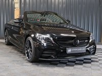 USED 2019 19 MERCEDES-BENZ C-CLASS 3.0 C43 V6 AMG (Premium Plus) Cabriolet 2dr Petrol G-Tronic+ 4MATIC Euro 6 (s/s) (390 ps) PREMIUM PLUS - HUGE SPEC - 12 MONTH WARRANTY - BURMESTER STEREO - PARKI ASSIST - 360 CAMERA - MEMORY PACKAGE - MIRROR PACKAGE AMAZING CONDITION