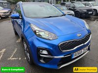 USED 2018 68 KIA SPORTAGE 1.6 CRDi 4 SUV 5DR Blue, 69,000 miles, 3 owners, full service history, ULEZ Euro 6 diesel, auto gearbox, leather interior, Sat Nav, panoramic sunroof APPROVED CARS AND FINANCE ARE PLEASED TO OFFER THIS KIA SPORTAGE 1.6 CRDi 4 SUV 5DR IN BLUE WITH 69,000 MILES AND A FULL SERVICE HISTORY, 3 OWNERS FROM NEW, ULEZ COMPLIANT EURO 6 DIESEL ENGINE WITH A GREAT SPEC SUCH AS A FULLY AUTOMATIC GEARBOX, FULL LEATHER INTERIOR, SAT NAV, PANORAMIC SUNROOF, 19 INCH ALLOY WHEELS, 360 DEGREE CAMERA, JBL 8 SPEAKERS, 8 INCH TOUCHSCREEN DISPLAY, APPLE CARPLAY AND ANDROID AUTO, AUTOMATIC HEADLIGHT, BLUETOOTH CONNECTIVITY, CRUISE CONTROL, DAB RADIO, HEATED FRONT A