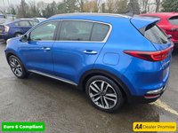 USED 2018 68 KIA SPORTAGE 1.6 CRDi 4 SUV 5DR Blue, 69,000 miles, 3 owners, full service history, ULEZ Euro 6 diesel, auto gearbox, leather interior, Sat Nav, panoramic sunroof APPROVED CARS AND FINANCE ARE PLEASED TO OFFER THIS KIA SPORTAGE 1.6 CRDi 4 SUV 5DR IN BLUE WITH 69,000 MILES AND A FULL SERVICE HISTORY, 3 OWNERS FROM NEW, ULEZ COMPLIANT EURO 6 DIESEL ENGINE WITH A GREAT SPEC SUCH AS A FULLY AUTOMATIC GEARBOX, FULL LEATHER INTERIOR, SAT NAV, PANORAMIC SUNROOF, 19 INCH ALLOY WHEELS, 360 DEGREE CAMERA, JBL 8 SPEAKERS, 8 INCH TOUCHSCREEN DISPLAY, APPLE CARPLAY AND ANDROID AUTO, AUTOMATIC HEADLIGHT, BLUETOOTH CONNECTIVITY, CRUISE CONTROL, DAB RADIO, HEATED FRONT A