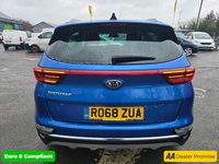 USED 2018 68 KIA SPORTAGE 1.6 CRDi 4 SUV 5DR Blue, 69,000 miles, 3 owners, full service history, ULEZ Euro 6 diesel, auto gearbox, leather interior, Sat Nav, panoramic sunroof APPROVED CARS AND FINANCE ARE PLEASED TO OFFER THIS KIA SPORTAGE 1.6 CRDi 4 SUV 5DR IN BLUE WITH 69,000 MILES AND A FULL SERVICE HISTORY, 3 OWNERS FROM NEW, ULEZ COMPLIANT EURO 6 DIESEL ENGINE WITH A GREAT SPEC SUCH AS A FULLY AUTOMATIC GEARBOX, FULL LEATHER INTERIOR, SAT NAV, PANORAMIC SUNROOF, 19 INCH ALLOY WHEELS, 360 DEGREE CAMERA, JBL 8 SPEAKERS, 8 INCH TOUCHSCREEN DISPLAY, APPLE CARPLAY AND ANDROID AUTO, AUTOMATIC HEADLIGHT, BLUETOOTH CONNECTIVITY, CRUISE CONTROL, DAB RADIO, HEATED FRONT A