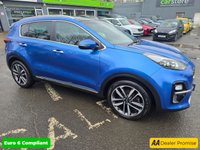 USED 2018 68 KIA SPORTAGE 1.6 CRDi 4 SUV 5DR Blue, 69,000 miles, 3 owners, full service history, ULEZ Euro 6 diesel, auto gearbox, leather interior, Sat Nav, panoramic sunroof APPROVED CARS AND FINANCE ARE PLEASED TO OFFER THIS KIA SPORTAGE 1.6 CRDi 4 SUV 5DR IN BLUE WITH 69,000 MILES AND A FULL SERVICE HISTORY, 3 OWNERS FROM NEW, ULEZ COMPLIANT EURO 6 DIESEL ENGINE WITH A GREAT SPEC SUCH AS A FULLY AUTOMATIC GEARBOX, FULL LEATHER INTERIOR, SAT NAV, PANORAMIC SUNROOF, 19 INCH ALLOY WHEELS, 360 DEGREE CAMERA, JBL 8 SPEAKERS, 8 INCH TOUCHSCREEN DISPLAY, APPLE CARPLAY AND ANDROID AUTO, AUTOMATIC HEADLIGHT, BLUETOOTH CONNECTIVITY, CRUISE CONTROL, DAB RADIO, HEATED FRONT A