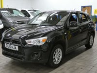 USED 2015 15 MITSUBISHI ASX 1.6 2 SUV 5dr Petrol Manual Euro 5 (117 ps) NICE TIDY EXAMPLE AIR CON BLUETOOTH RADIO CD 2 OWNERS SERVICE HISTORY 7 SERVICES TO 48K MILES