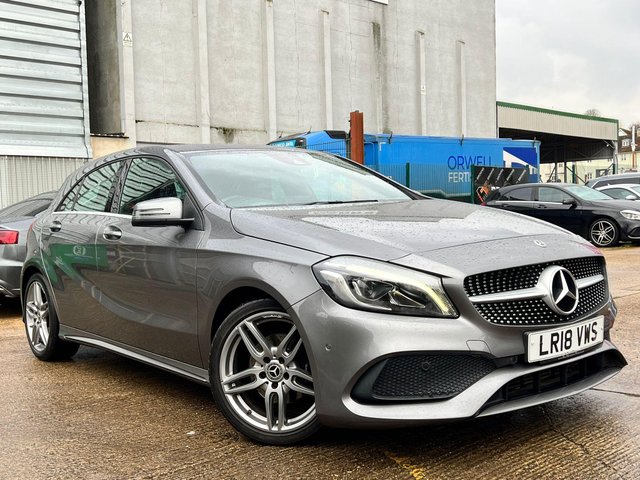 2018 18 MERCEDES-BENZ A CLASS 1.5 A180d AMG Line (Premium) 7G-DCT Euro 6 (s/s) 5dr HEAT SEATS R CAM NAV ULEZ