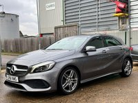 USED 2018 18 MERCEDES-BENZ A CLASS 1.5 A180d AMG Line (Premium) 7G-DCT Euro 6 (s/s) 5dr HEAT SEATS R CAM NAV ULEZ