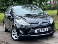 USED 2012 62 FORD FIESTA 1.25 Zetec Hatchback 5dr Petrol Manual (129 g/km, 81 bhp) 