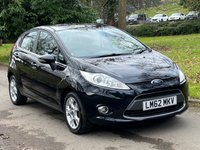 USED 2012 62 FORD FIESTA 1.25 Zetec Hatchback 5dr Petrol Manual (129 g/km, 81 bhp) 