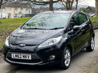USED 2012 62 FORD FIESTA 1.25 Zetec Hatchback 5dr Petrol Manual (129 g/km, 81 bhp) 