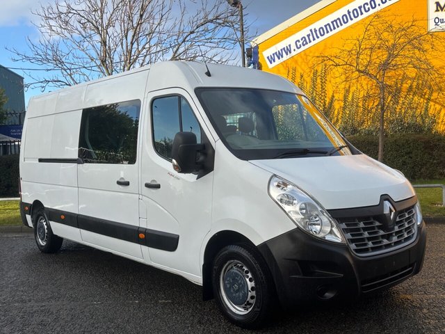 2016 66 Renault Master 2.3 dCi 35 Business Panel Van [ CREW VAN -MINIBUS ] LWB Medium Roof Euro 6 (110 bhp)