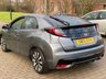 USED 2016 16 HONDA CIVIC 1.4 i-VTEC SE Plus (Navi) Hatchback 5dr Petrol Manual Euro 6 (s/s) (100 ps) * SATNAV *   REVERSE CAMERA