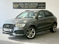 USED 2015 15 AUDI Q3 2.0 TDI S line Plus SUV 5dr Diesel S Tronic quattro Euro 6 (s/s) (184 ps) SATNAV HEATED SEATS