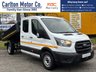 USED 2021 71 FORD TRANSIT 2.0 350 Eco Blue Leader Tipper Double Cab L3 Euro 6 (s/s) (One-Stop) (130 ps) Look Genuine 13,800 Miles From New !!