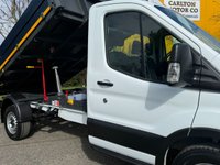 USED 2021 21 FORD TRANSIT 2.0 350 Eco Blue Leader S/Cab Tipper L2 Euro 6 (s/s) (130 ps) Low Mileage  Look Genuine 24,343 Miles From New !!