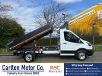 USED 2021 21 FORD TRANSIT 2.0 350 Eco Blue Leader S/Cab Tipper L2 Euro 6 (s/s) (130 ps) Low Mileage  Look Genuine 24,343 Miles From New !!
