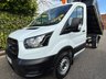 USED 2021 21 FORD TRANSIT 2.0 350 Eco Blue Leader S/Cab Tipper L2 Euro 6 (s/s) (130 ps) Low Mileage  Look Genuine 24,343 Miles From New !!