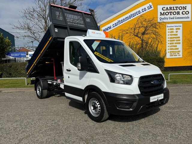 2021 21 Ford Transit 2.0 350 Eco Blue Leader S/Cab Tipper L2 Euro 6 (s/s) (130 ps) Low Mileage 