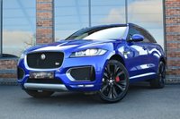 USED 2018 18 JAGUAR F-PACE 3.0 V6 S SUV 5dr Petrol Auto AWD Euro 6 (s/s) (380 ps) 22" ALLOYS / MERIDIAN / FSH