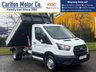 USED 2021 70 FORD TRANSIT 2.0 350 EcoBlue HD Leader S/Cab Tipper DRW L2 Euro 6 (s/s) (130 ps) DRW HD Stunning Example Light use
