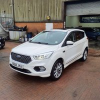 USED 2018 68 FORD KUGA 2.0 TDCi EcoBlue Vignale SUV 5dr Diesel Powershift AWD Euro 6 (s/s) (180 ps) GENUINE MILEAGE ULEZ