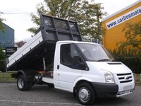 USED 2008 08 FORD TRANSIT 100 T350 Tipper 10.5ft Body Low Mileage DRW Free UK Delivery 