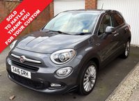 USED 2016 16 FIAT 500X 1.6 MultiJetII Lounge SUV 5 Door Diesel Manual Euro 6 (s/s) (120 ps) ULEZ EURO 6 &pound;20 TAX