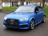 USED 2017 67 AUDI S3 2.0 TFSI Black Edition Sportback 5dr Petrol S Tronic quattro Euro 6 (s/s) (310 ps) ONLY 54K FROM NEW A/C FSH