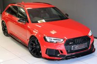 USED 2019 68 AUDI RS4 AVANT 2.9 TFSI V6 QUATTRO 2 OWNERS DECHROME MAXTON BODYKIT