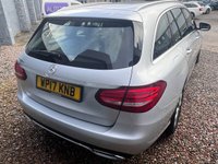 USED 2017 17 MERCEDES-BENZ C-CLASS 2.1 C220d Sport Estate 5dr Diesel G-Tronic+ Euro 6 (s/s) (170 ps) FULL HISTORY + 2 KEYS