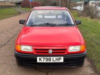 USED 1993 K VAUXHALL ASTRA 1.4 3 Door Manual Petrol Merit ORIGINAL EXAMPLE, JUST HAD HUGE SERVICE AND MINOR RECOMMISSION WORK CARRIED OUT, CAR IS GOOD TO GO