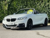 USED 2017 17 BMW 2 SERIES 1.5 218i M Sport Convertible 2dr Petrol Manual Euro 6 (s/s) (136 ps) FULL SERVICE HISTORY/EURO 6