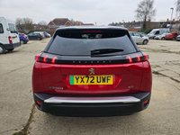 USED 2022 72 PEUGEOT E-2008 50kWh GT SUV 5dr Electric Auto (7kW Charger) (136 ps) 