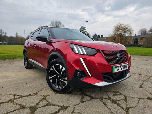 2022 72 Peugeot E-2008 50kWh GT SUV 5dr Electric Auto (7kW Charger) (136 ps)
