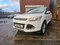 USED 2016 66 FORD KUGA 2.0 TDCi Titanium SUV 5dr Diesel Manual 2WD Euro 6 (s/s) (150 ps) full leather interior
