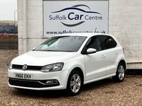 USED 2016 66 VOLKSWAGEN POLO 1.2 TSI BlueMotion Tech Match Hatchback 5dr Petrol Manual Euro 6 (s/s) (90 ps) www.suffolkcarcentre.co.uk - Located at Lowestoft