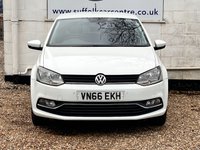 USED 2016 66 VOLKSWAGEN POLO 1.2 TSI BlueMotion Tech Match Hatchback 5dr Petrol Manual Euro 6 (s/s) (90 ps) www.suffolkcarcentre.co.uk - Located at Lowestoft
