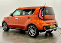 USED 2018 18 KIA SOUL 1.6 T-GDi Sport SUV 5dr Petrol DCT Euro 6 (201 bhp) Automatic Super Low Mileage 18227 Miles SUV 1.6 Petrol , Panoramic Glass Roof, Privacy Glass , Navigation , Part Leather ,  Striking Metallic Wild Orange