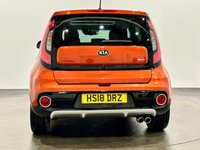 USED 2018 18 KIA SOUL 1.6 T-GDi Sport SUV 5dr Petrol DCT Euro 6 (201 bhp) Automatic Super Low Mileage 18227 Miles SUV 1.6 Petrol , Panoramic Glass Roof, Privacy Glass , Navigation , Part Leather ,  Striking Metallic Wild Orange