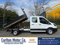 USED 2021 71 FORD TRANSIT 2.0 350 EcoBlue Leader Tipper Double Cab L3 Euro 6 (s/s) (1-Stop) (130 ps) LOW MILEAGE / LIGHT  USE