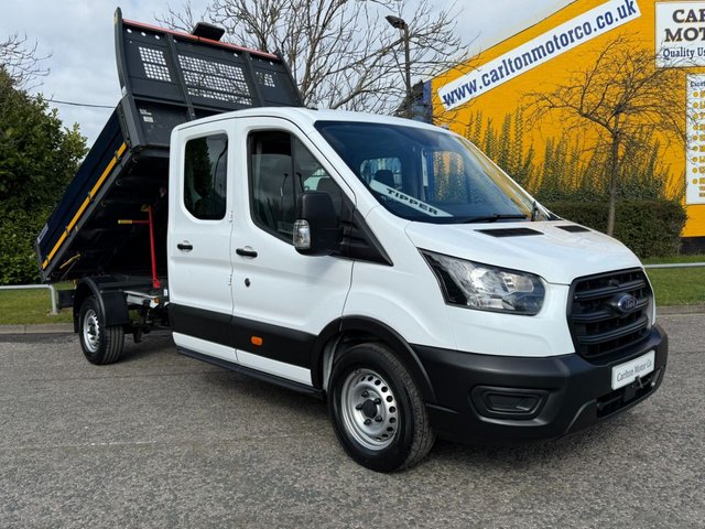 2021 71 Ford Transit 2.0 350 EcoBlue Leader Tipper Double Cab L3 Euro 6 (s/s) (1-Stop) (130 ps)
