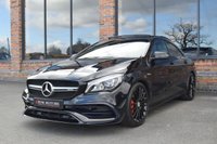 USED 2018 18 MERCEDES-BENZ CLA 2.0 CLA45 AMG Coupe 4dr Petrol SpdS DCT 4MATIC Euro 6 (s/s) (381 ps) 1 OWNER / PAN ROOF / BUCKETS
