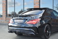 USED 2018 18 MERCEDES-BENZ CLA 2.0 CLA45 AMG Coupe 4dr Petrol SpdS DCT 4MATIC Euro 6 (s/s) (381 ps) 1 OWNER / PAN ROOF / BUCKETS