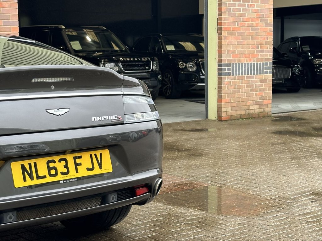 USED 2013 A ASTON MARTIN RAPIDE S 6.0 V12 S Saloon 4dr Petrol T-TronicII Euro 5 (550 bhp) REAR SCREENS | BANG & OLUFSEN
