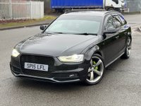 USED 2015 15 AUDI A4 AVANT 2.0 TDI Black Edition Estate 5dr Diesel Manual Euro 5 (s/s) (150 ps) 