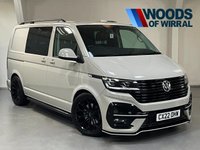 USED 2022 22 VOLKSWAGEN TRANSPORTER 2.0 BiTDI T32 Highline Crew Van Double Cab 5dr Diesel DSG FWD SWB Euro 6 (s/s) (204 ps) LEIGHTON EDITION VW CONVERSION