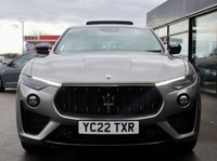PRE-OWNED 2022 22 MASERATI LEVANTE 3.0 V6 Modena SUV 5dr Petrol ZF 4WD Euro 6 (s/s) (350 ps) Grigo Metallic (&pound;725 option) Full Nero Leather,  Nerissimo Exterior pack (&pound;2430 option), 21in Anteo Alloys(&pound;330 option, Cold Weather Pack (&pound;1230 option), Harman Kardon Sound System (&pound;1650 option), Cruise Control, Electric Panoramic Glass Sunroof (&pound;1360 option), Wireless Apple CarPlay, Electric Folding Mirrors, Heated Rear Seats (&pound;420 option), Soft Close Doors,  All Wheel Drive Intelligent Q4 With Torque Vectoring, Maserati Design Clock, Dual Zone Climate Control.