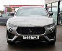 PRE-OWNED 2022 22 MASERATI LEVANTE 3.0 V6 Modena SUV 5dr Petrol ZF 4WD Euro 6 (s/s) (350 ps) Grigo Metallic (&pound;725 option) Full Nero Leather,  Nerissimo Exterior pack (&pound;2430 option), 21in Anteo Alloys(&pound;330 option, Cold Weather Pack (&pound;1230 option), Harman Kardon Sound System (&pound;1650 option), Cruise Control, Electric Panoramic Glass Sunroof (&pound;1360 option), Wireless Apple CarPlay, Electric Folding Mirrors, Heated Rear Seats (&pound;420 option), Soft Close Doors,  All Wheel Drive Intelligent Q4 With Torque Vectoring, Maserati Design Clock, Dual Zone Climate Control.