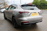 PRE-OWNED 2022 22 MASERATI LEVANTE 3.0 V6 Modena SUV 5dr Petrol ZF 4WD Euro 6 (s/s) (350 ps) Grigo Metallic (&pound;725 option) Full Nero Leather,  Nerissimo Exterior pack (&pound;2430 option), 21in Anteo Alloys(&pound;330 option, Cold Weather Pack (&pound;1230 option), Harman Kardon Sound System (&pound;1650 option), Cruise Control, Electric Panoramic Glass Sunroof (&pound;1360 option), Wireless Apple CarPlay, Electric Folding Mirrors, Heated Rear Seats (&pound;420 option), Soft Close Doors,  All Wheel Drive Intelligent Q4 With Torque Vectoring, Maserati Design Clock, Dual Zone Climate Control.
